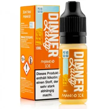 Mango Ice Summer Holidays Serie 50/50 10ml Liquids by Dinner Lady 6mg / 10ml