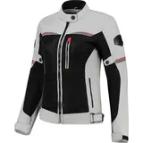 Rusty Stitches Lynn Damen Motorrad Textiljacke, schwarz-grau, Größe 40