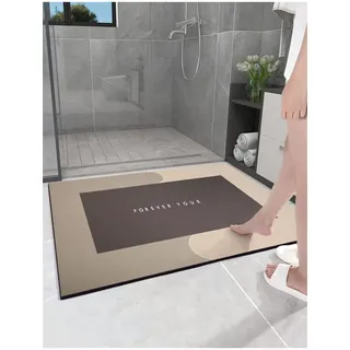 Badematte, Badteppich, 50x80cm Badezimmerteppich, Badvorleger, Duschvorleger, Fußmatte Dusche, Dadematten, Bath Mat, Softmath Badematte, Fussmatte Dusche, Bathroom Mat, Duschvorleger Rutschfest Rosa