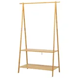 Costway Kleiderständer 160x0x0 Natur
