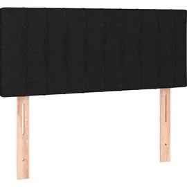 vidaXL Boxspringbett 100 x 200 cm Schwarz