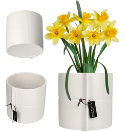 Kadax Ø 17 x 16,1 cm Weiß