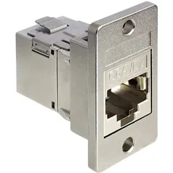 Delock 86213 Keystone-Halterung  Zink-Grau