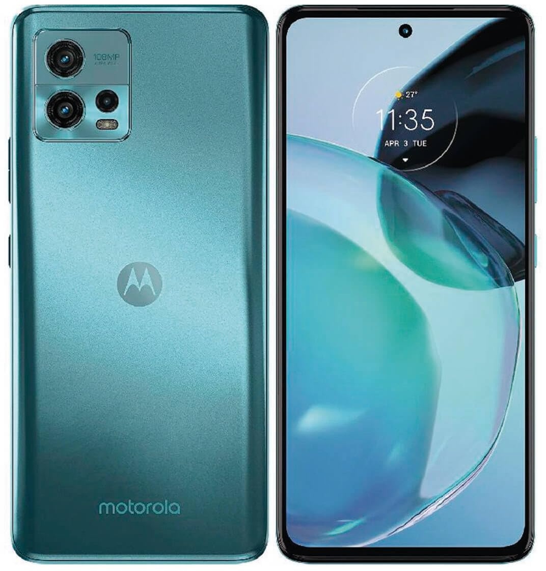 Motorola Moto G 72 16.6 cm (6.55) Dual SIM Android 12 4G USB Type-C 8 GB 128 GB 5000 mAh Blue