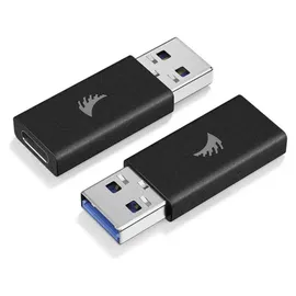 Angelbird USB-C auf USB-A Adapter Schwarz