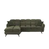 bobb Ecksofa Key West ¦ grün ¦ Maße (cm): B: 288 H: 106 T: 213.0