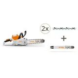 STIHL MSA 220 C-B 40 cm PS3 Pro + 2x Sägekette + Führungsschiene Akku-Motorsäge 36V AP-System, ohne Akku und Ladegerät