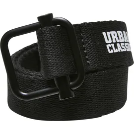 URBAN CLASSICS Gürtel Industrial Canvas schwarz/blau 0 0