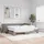 vidaXL Tagesbett Ausziehbar mit Matratzen Taupe 100x200 cm Stoff
