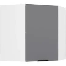 VCM Eckschrank Hängeschrank 57 x 57 x 60 cm Weiß