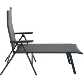 Siena Garden Tauro Klappliege 182 x 69 x 113 cm Grau