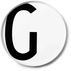Design Letters - AJ Porzellan Teller G