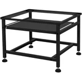 ML-Design Waschmaschinen-Untergestell mit Ablage, Schwarz, cm