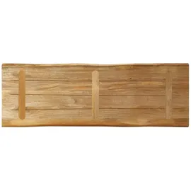 vidaXL Tischplatte mit Baumkante 110x40x3,8 cm Raues Mango Massivholz
