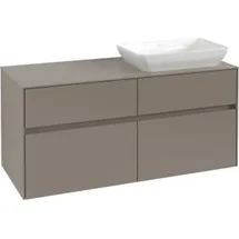 Villeroy & Boch Collaro Waschtischunterschrank C11400VR 120x54,8x50cm, Waschtisch rechts, Graphite