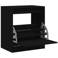 VidaXL Schuhschrank Schwarz 60x42x69 cm Holzwerkstoff