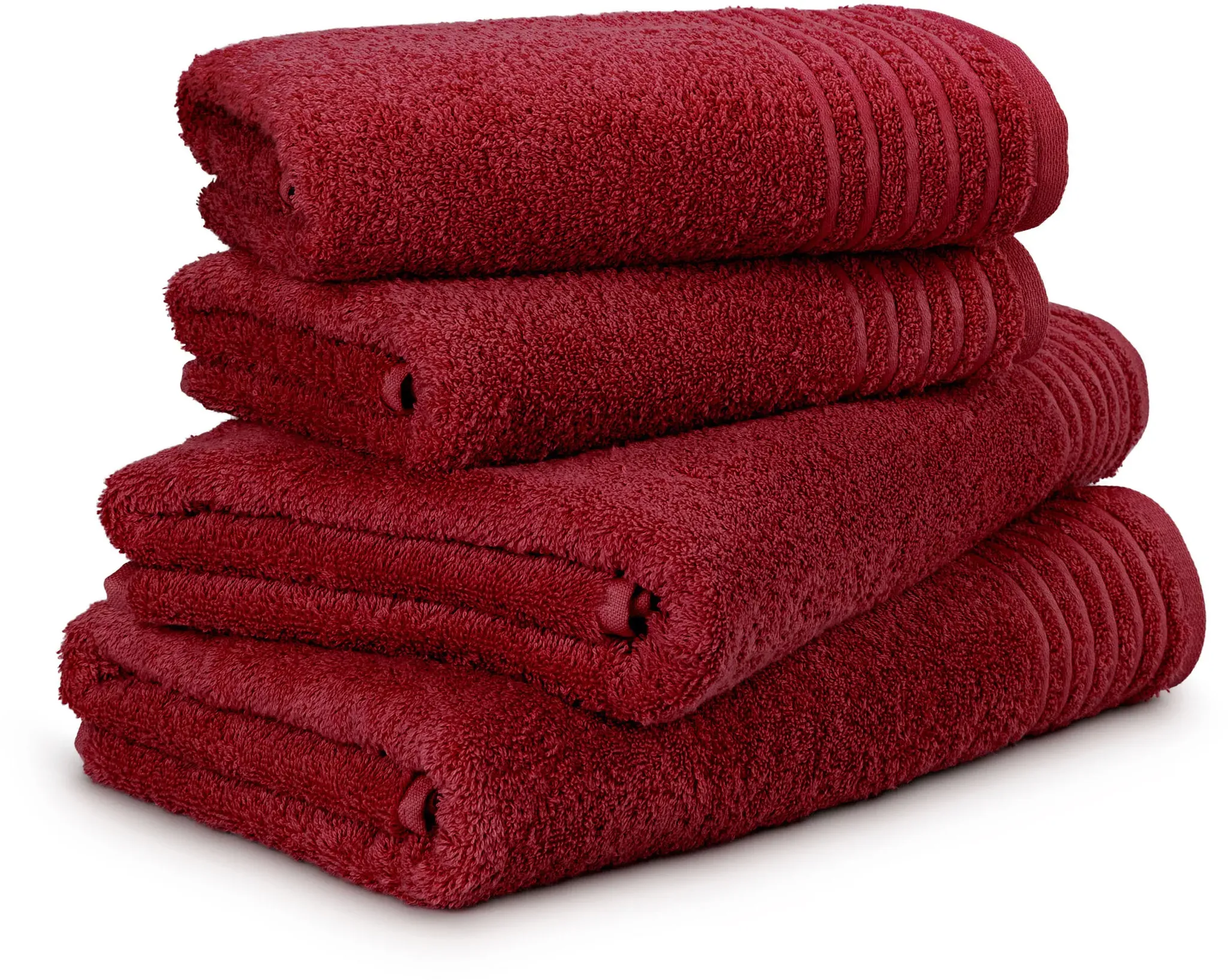 new classic handtuchset 4 ruby