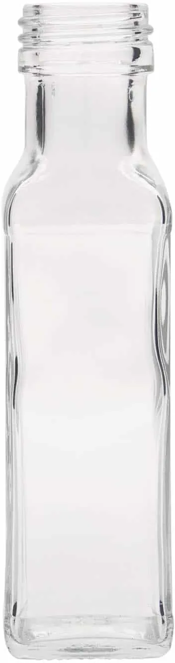 100 mlBottiglia 'Marasca', vetro, quadrata, imboccatura: PP 31,5