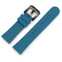 TW Steel Marc Coblen Armband Uhrenband Uhrenarmband Silikon 22 MM Blau SB_BL_B