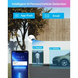 ZOSI 5MP PoE IP Outdoor Kamera Schwarz