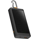 Xtorm Go2 Series Solar Powerbank 10.000mAh 15W 1x USB-C / 1x USB-A charcoal schwarz