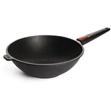 WOLL Nowo Titanium 30 cm, 10 cm hoch mit abnehmbarem Stiel - Geeignet für alle Herdarten