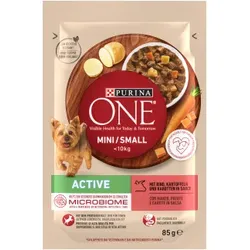 Purina One Mini/Small Active Hundefutter 85 g