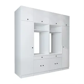 roomartstore.de Roomart 224 x 184 x 67 cm Hochschrank Beige Holz
