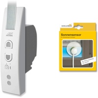 Schellenberg 22745 Elektrischer Gurtwickler RolloDrive 45 + Sonnensensor 22746, System Maxi für 23 mm Gurtbreite, Rolladenantrieb