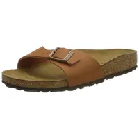 Birkenstock Damen Madrid Sandale, braun, 38 EU Schmal - 38 EU Schmal