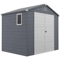 Outsunny Gerätehaus 4,1m3, Gartenhaus mit Pultdach, 240 x 190