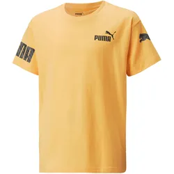 PUMA Power Sommer T-Shirt Jungen 40 - mustard seed 152