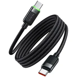 Mcdodo CA-2000, magnetisches USB-C - USB-C Kabel, selbstaufrollend, LED-Anzeige, 60W, 1,20m