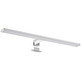 sebson SEBSON® LED Spiegelleuchte 60cm, Bad IP44, Aufbauleuchte + Klemmleuchte, neutralweiß 4000K, 600x108x44mm, 12W, 900lm, Aluminium, Schminklicht