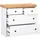 Homestyle4u Sideboard 92,3 x 82 x 41,8 cm Weiß