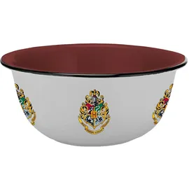Gedalabels Müslischale Hogwarts Wappen Emaille-Optik Grau 400 ml