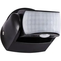Licht-Erlebnisse LED Außenleuchte Bewegungsmelder IP65 Schwarz - Schwarz