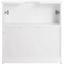 SoBuy Waschbeckenunterschrank Weiß