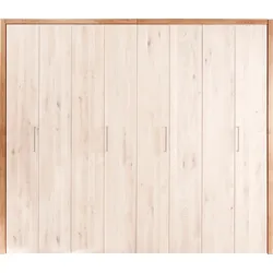 Passepartout HOME AFFAIRE "Chamara", beige (natur), B:255cm H:221cm T:5cm, Massivholz, Schränke, Passepartout Schrank-Passepartout Schrank-Zubehör, aus massivem Eichenholz, in verschiedenen Breiten erhältlich