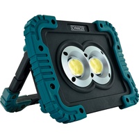 Schwaiger LED Arbeitsleuchte WLED210, 180° rotierbarer Standfuß, 3 Lichtmodi einstellbar, COB-LED, Weiß, IPX4, 3 Leuchtmodi schwarz