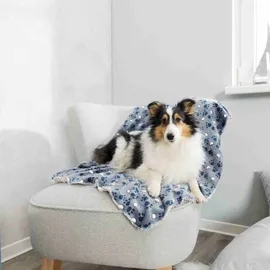 Trixie Decke Tammy - blau/beige 100 × 70 cm