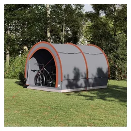 vidaXL Kuppelzelt Grau/Orange