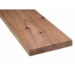 Europäische Lärche Glattkantbretter, 21x140 mm, KD, glatt/glatt, Kanten gefast