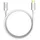 Vision USB-C auf USB-C 2 m Weiß