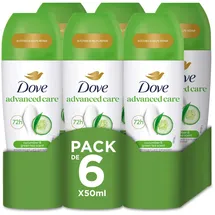 Dove Advanced Care Deo Roll-On Gurke und Grüner Tee 6 x 50 ml