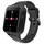 LEOTEC Allo Plus 4G GPS 40 mm Kunststoffgehäuse schwarz Silikonarmband schwarz One Size