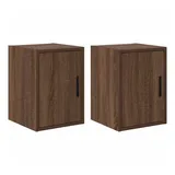 vidaXL Garagen-Wandschränke 30 x 41 x 60 cm Braun