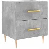 vidaXL Nachtschrank 40 x 35 x 47,5 cm Betongrau