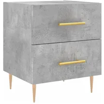 vidaXL Nachtschrank 40 x 35 x 47,5 cm Betongrau