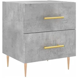 vidaXL Nachtschrank 40 x 35 x 47,5 cm Betongrau